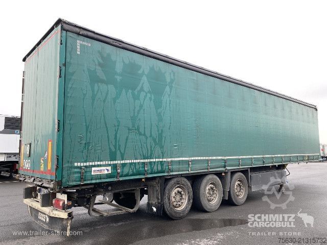 Open semitrailer with tarp Schmitz Cargobull Semitrailer Curtainsider Coil