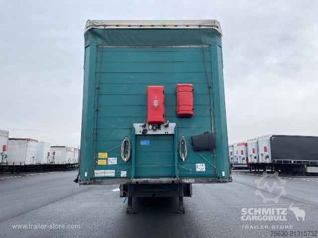 Open semitrailer with tarp Schmitz Cargobull Semitrailer Curtainsider Coil