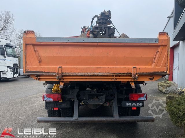 Tipper truck MAN TGM 18.330 4x2BB*Atlas Terex 120*Meiller Kipper*
