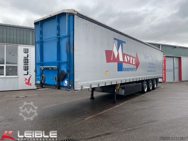 Open semitrailer with tarp DINKEL DSAPP*Tautliner light*Stapleraufnahme*Pal-Kasten