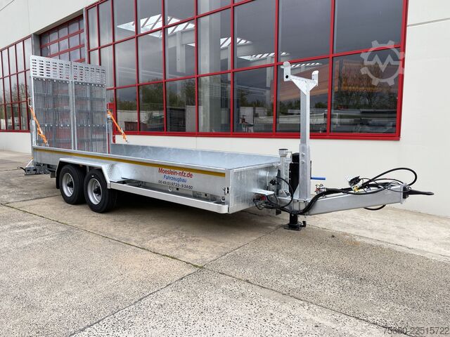 Tieflader Anhänger Möslein TT 11-E6x2 hydr. Rampen  Tieflader für Fräsen breiten hydraulischen Rampen, Neu