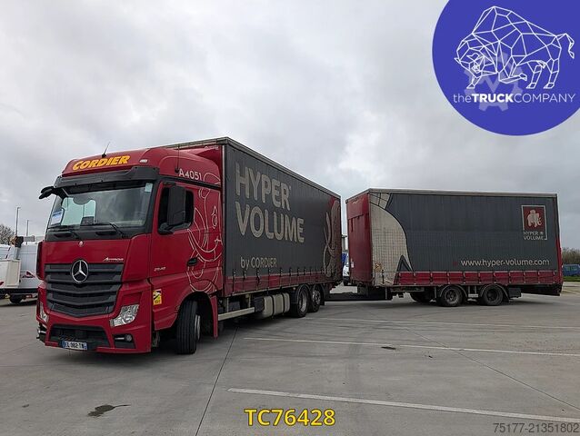 Sliding tarpaulin Mercedes-Benz Actros 2548