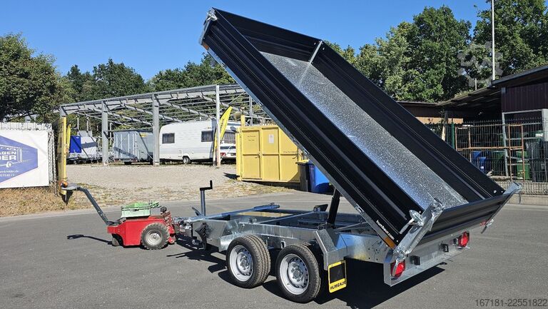 Dreiseitenkipper Anhänger HUMBAUR HTK3500.31 mit Stahl schwarz