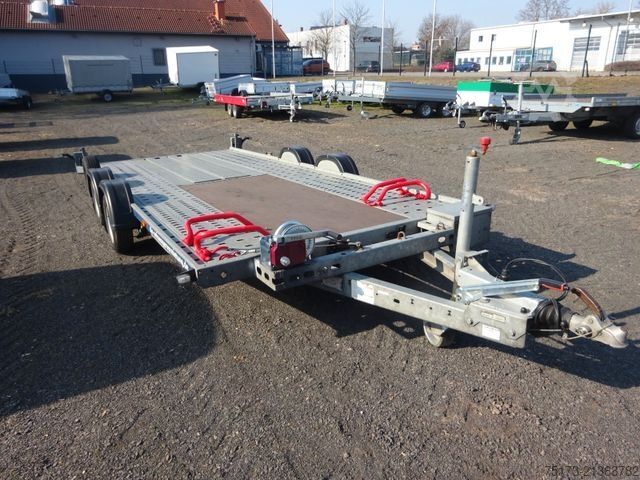Car carrier trailer BRIAN JAMES TRAILERS Fahrzeugtransportanhänger 26XTFB 100Kmh