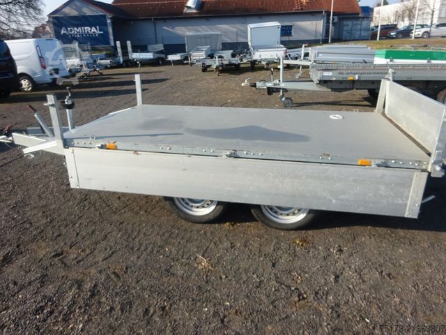 Three-way tipper trailer UNSINN FZ-TECHNIK UHK 2627-14-1500 Rückwärtskipper 100kmh