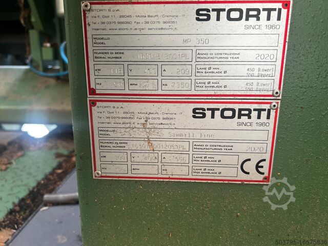 Complete sawmill (stationary) Storti MP350