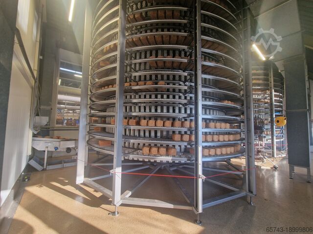 Spiral cooler 2400 pcs/h Chłodnia spiralna 
