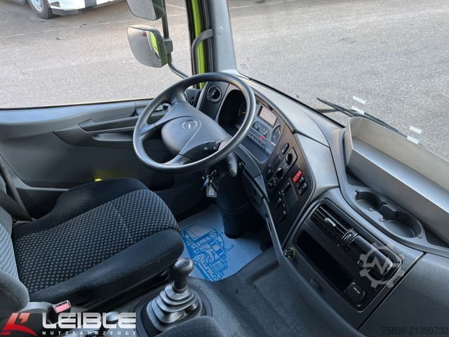 Flatbed truck with tarp MERCEDES-BENZ Atego 1224*LBW Bär 2to*Quickslider*105 TKM*