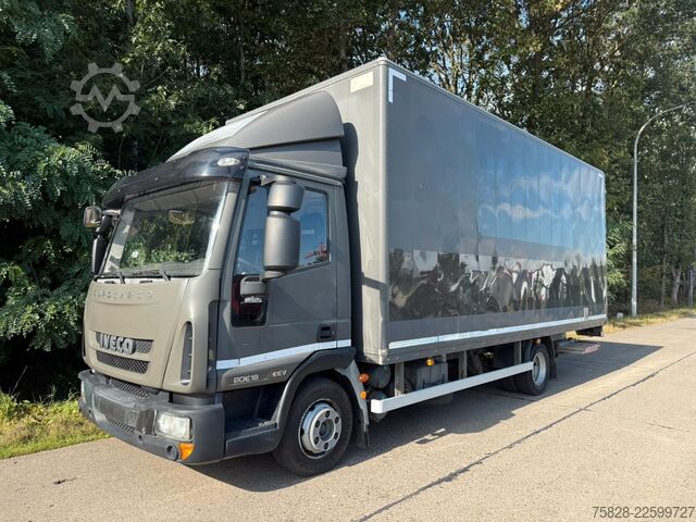 Box truck IVECO Eurocargo 80E18  EEV / NUR 195518 KM
