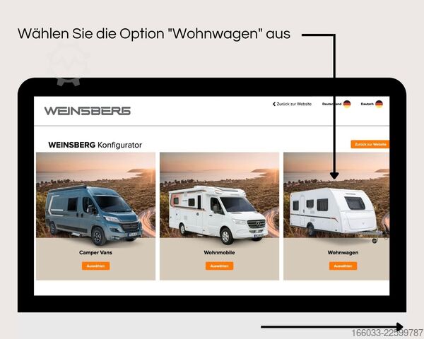Wohnwagen WEINSBERG CaraOne 480 QDK Mod. 27 *Wunschkonfiguration*