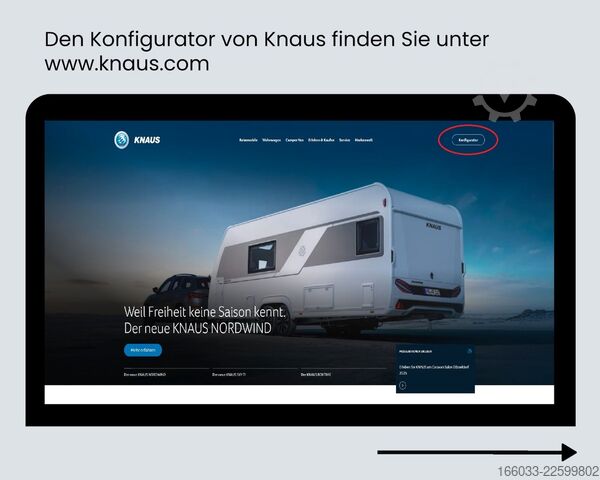 Wohnwagen KNAUS Südwind 500 FU Black Sel. 27*Wunschkonfiguration
