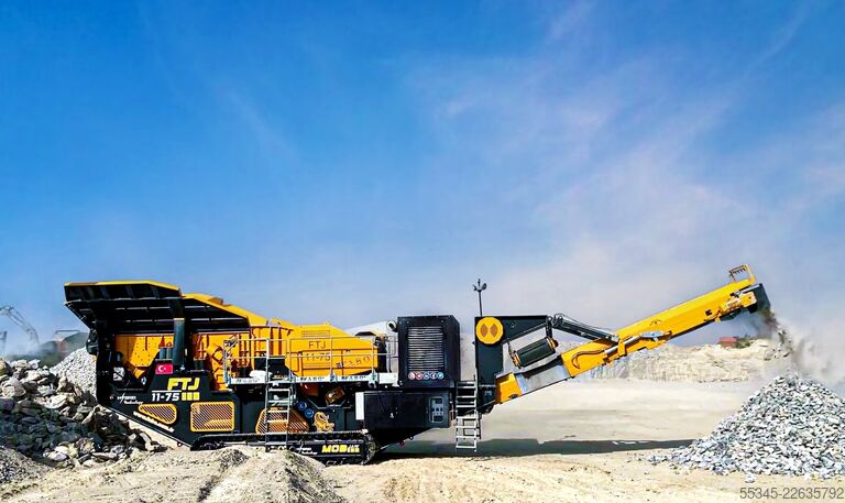 Tracked Scalping Screen FABO Tracked Screen Mobile Screening Plant FTJ-1175 FTB-1550