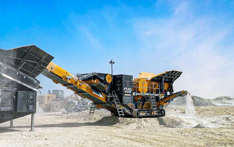 Tracked Scalping Screen FABO Tracked Screen Mobile Screening Plant FTJ-1175 FTB-1550