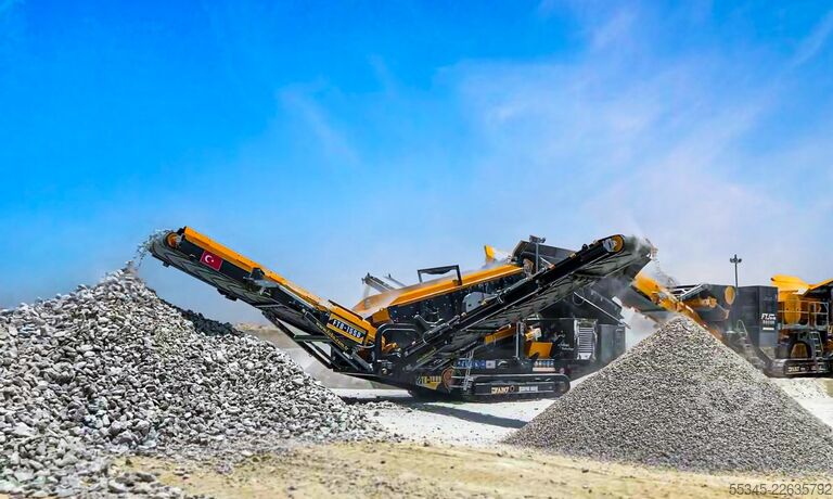 Tracked Scalping Screen FABO Tracked Screen Mobile Screening Plant FTJ-1175 FTB-1550