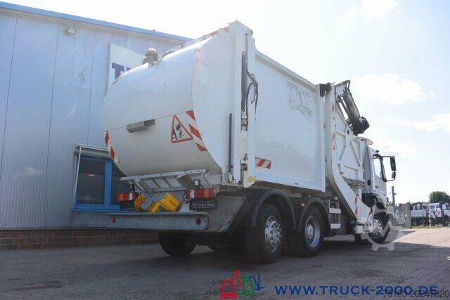 Garbage truck Mercedes-Benz Axor 2529 Faun Überkopf Frontlader 25 m³ 1.Hand