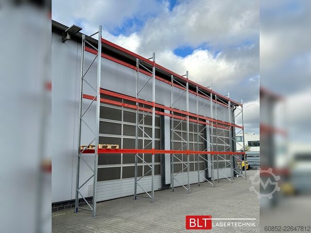Heavy-duty shelf ca. 14 lfm. Palettenregale H: 650cm Fachlast: 3000 kg , 60 Palettenplätze