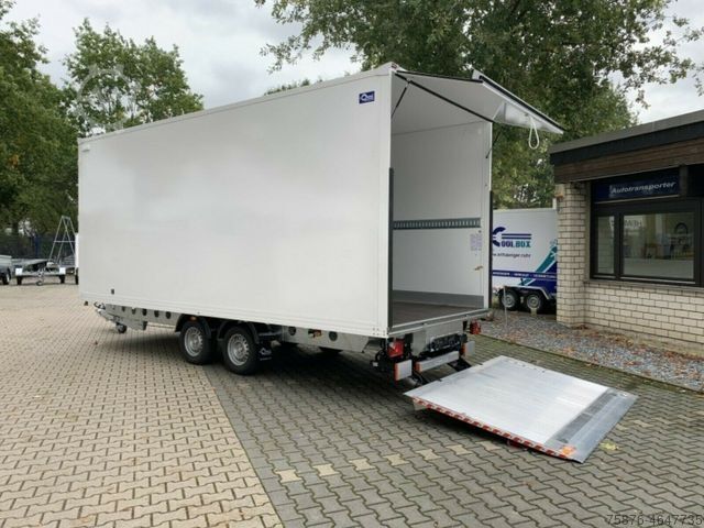 Box trailer BLYSS Kofferanhänger Ladebordwand 580x230x240 3500kg