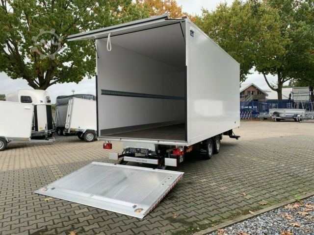 Box trailer BLYSS Kofferanhänger Ladebordwand 580x230x240 3500kg