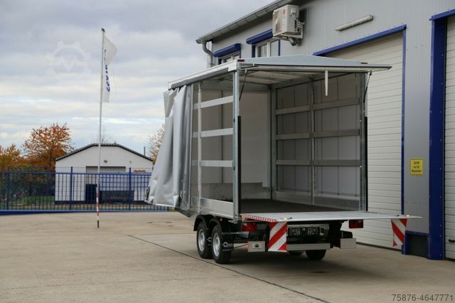 Anhänger mit Pritsche & Plane BLYSS Planenanhänger Ladebordwand 410x210x220 3500kg