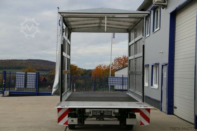 Anhänger mit Pritsche & Plane BLYSS Planenanhänger Ladebordwand 410x210x220 3500kg