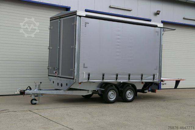 Anhänger mit Pritsche & Plane BLYSS Planenanhänger Ladebordwand 410x210x220 3500kg