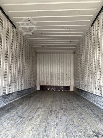 Swap body with box body Thyssen BDF Stahlkoffer 43m³ Rolltor