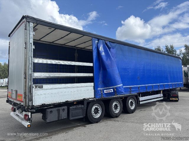 Auflieger mit Pritsche & Plane Schmitz Cargobull Semitrailer Curtainsider Standard