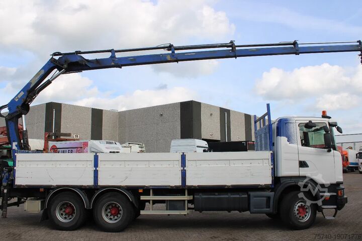 Crane truck Scania G440 hiab 166-4 hipro + 6x4 + manual + remote