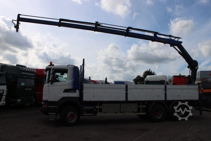Crane truck Scania G440 hiab 166-4 hipro + 6x4 + manual + remote