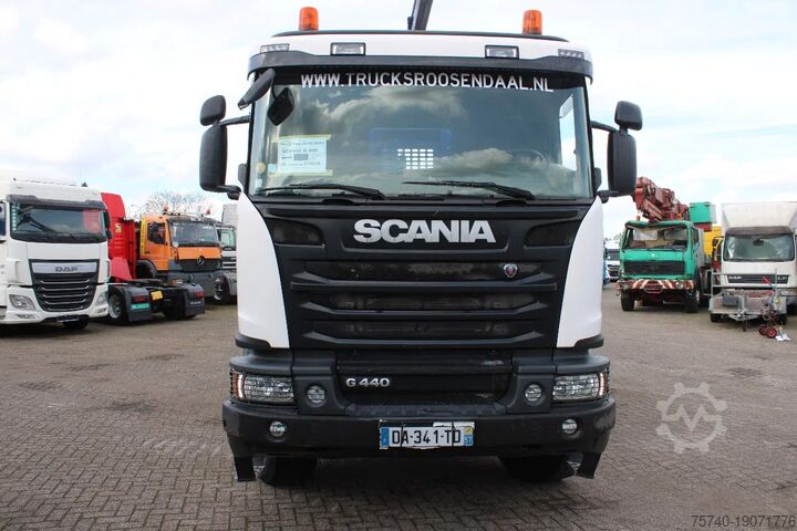 Crane truck Scania G440 hiab 166-4 hipro + 6x4 + manual + remote