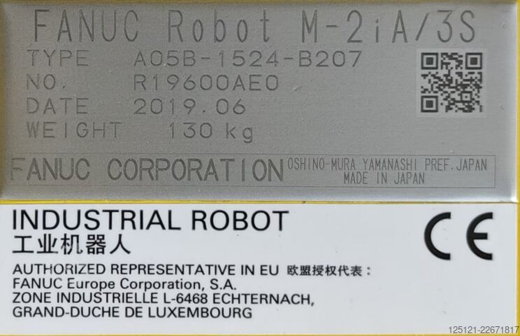 Industrial robot Fanuc M-2iA/3S