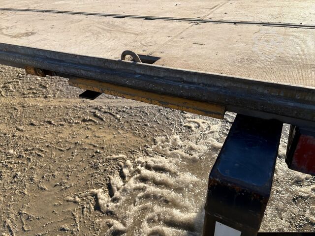 Wechselpritsche Plattform Wecon verzinkte Plattform 28 Zurringe