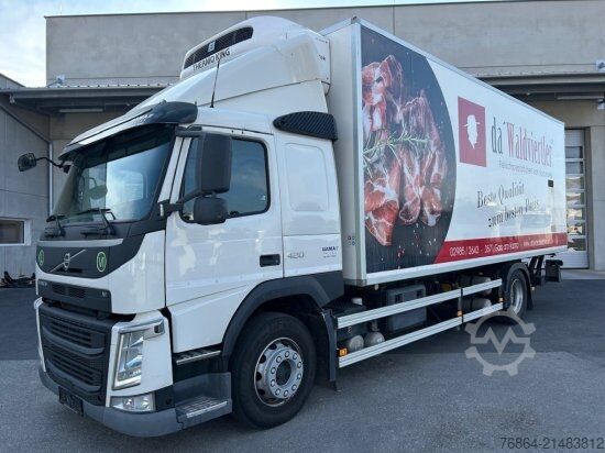 Refrigerated truck VOLVO FM 420 KüHLKOFFER TK T-1200R, LBW, FULL-AIR, E6