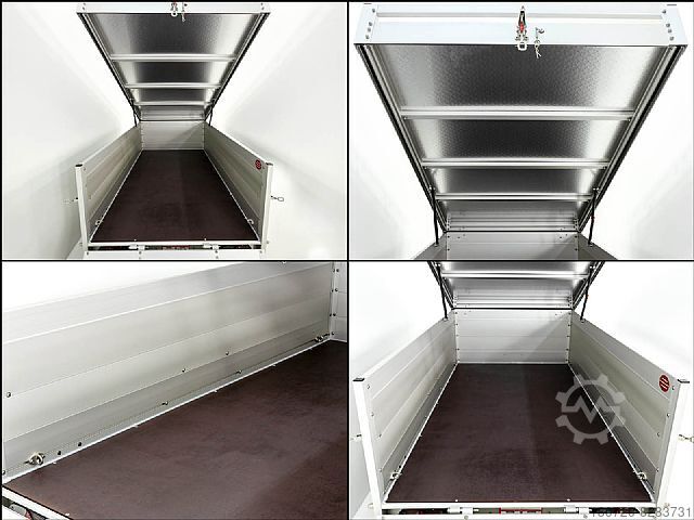 PKW-Anhänger Koch Deckelanhänger 125x250cm Höhe:65cm 750kg Typ U4