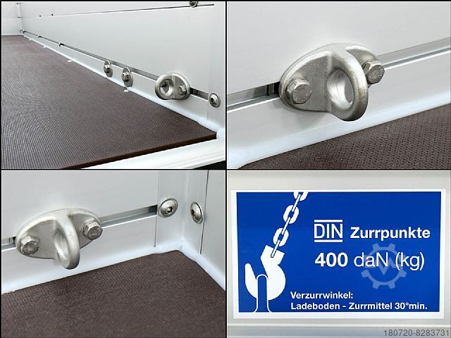 PKW-Anhänger Koch Deckelanhänger 125x250cm Höhe:65cm 750kg Typ U4