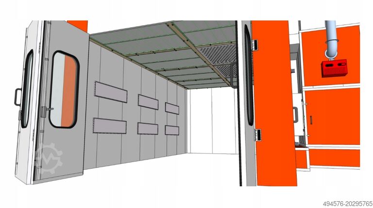Spray Booth EZ Series Model 5x3.5 Kabina lakiernicza model serii EZ 5x3,5