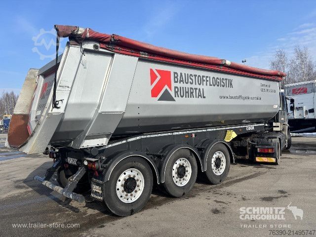 Tipper semitrailer Carnehl Semitrailer Tipper Alu-square sided body 24m³