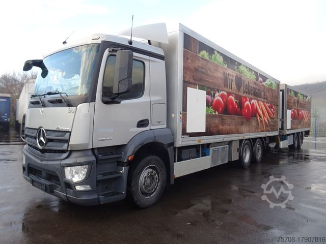 Box truck MERCEDES-BENZ 2540 Antos*Durchladbar*Frigoblock*2x LBW*kpl Zug