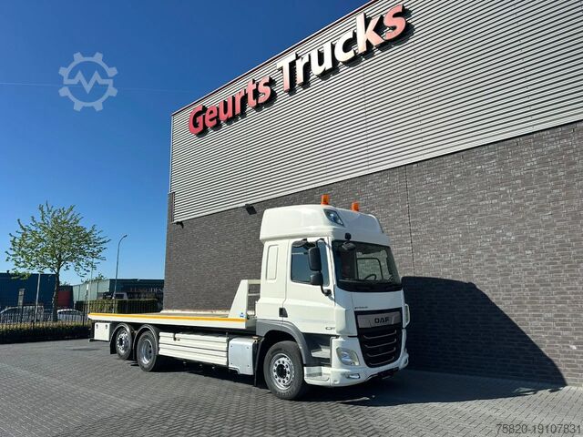 Car transporter DAF CF 410 6X2 M4SN3 OPRIJWAGEN / MACHINE TRANSPORT...