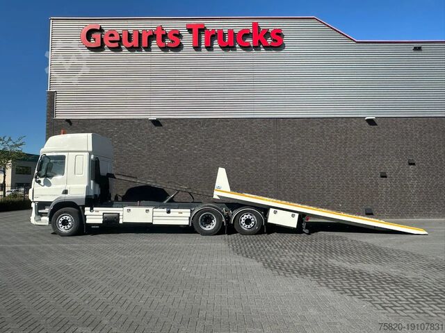 Car transporter DAF CF 410 6X2 M4SN3 OPRIJWAGEN / MACHINE TRANSPORT...