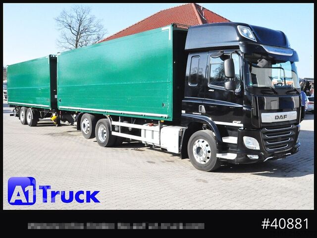 LKW mit Kofferaufbau DAF CF 450 FAN, Getränke, LBW, Lift-Lenkachse