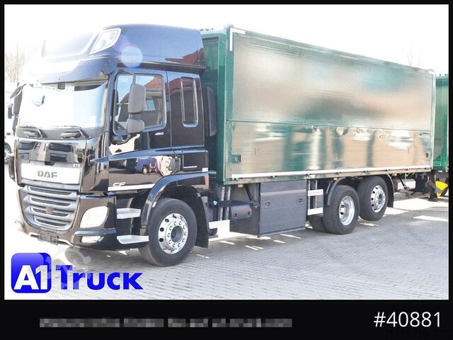 LKW mit Kofferaufbau DAF CF 450 FAN, Getränke, LBW, Lift-Lenkachse