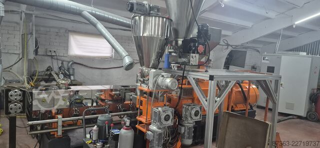 Twin screw compounding complete line 2025 Green plast 