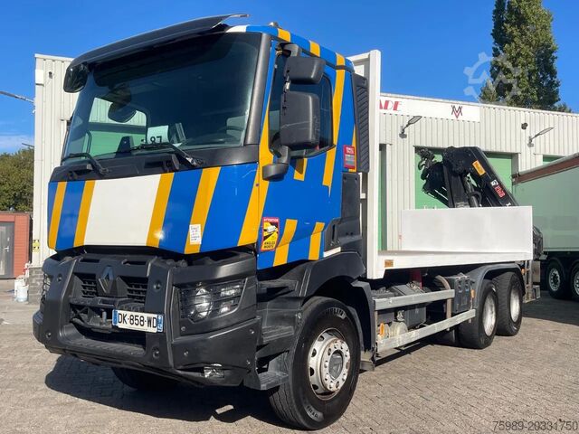 Crane truck Renault C430 Year 2018 X HIDUO  188 HIAB CRANE, RETARDE...