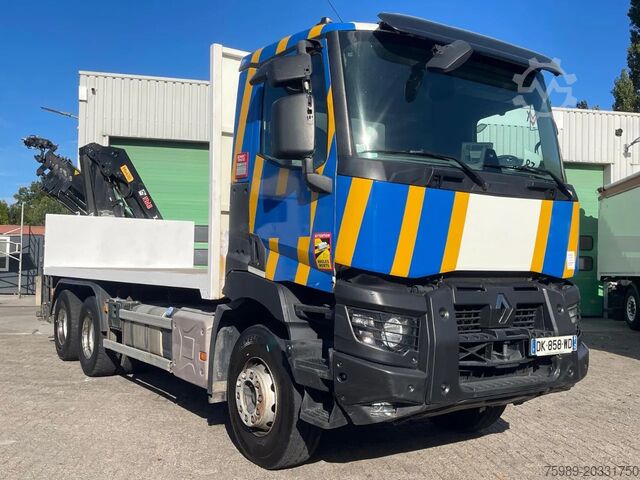 Crane truck Renault C430 Year 2018 X HIDUO  188 HIAB CRANE, RETARDE...