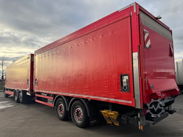 LKW mit Getränkeaufbau MERCEDES-BENZ ANTOS 2540 / 2 x LBW / LENKACHSE / KOMPLETTZUG
