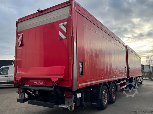 LKW mit Getränkeaufbau MERCEDES-BENZ ANTOS 2540 / 2 x LBW / LENKACHSE / KOMPLETTZUG