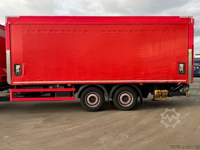 LKW mit Getränkeaufbau MERCEDES-BENZ ANTOS 2540 / 2 x LBW / LENKACHSE / KOMPLETTZUG
