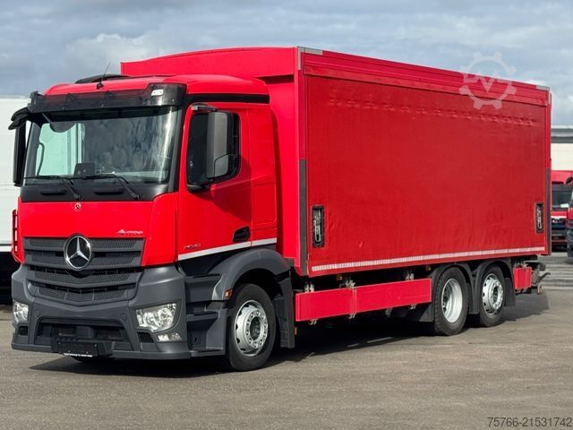LKW mit Pritsche & Plane MERCEDES-BENZ ANTOS 2540 L / LBW / AHK / LENKACHSE / KAMERA