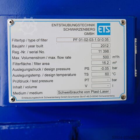 Stationary extraction system ETS 
